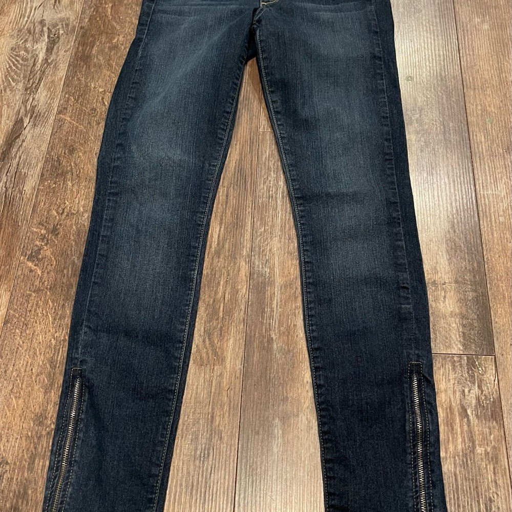 Paige Women's Blue Skinny Jeans